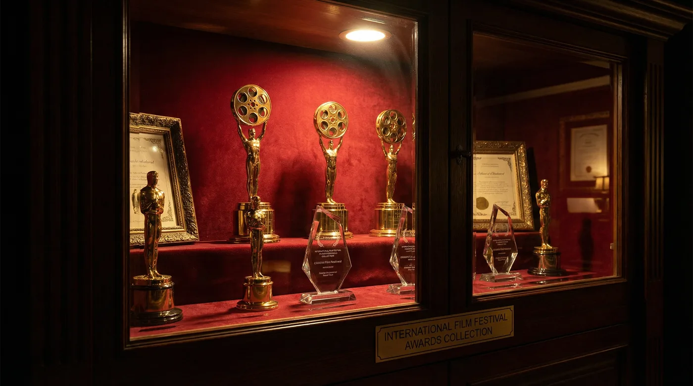 海角荣获国际影视大奖展示