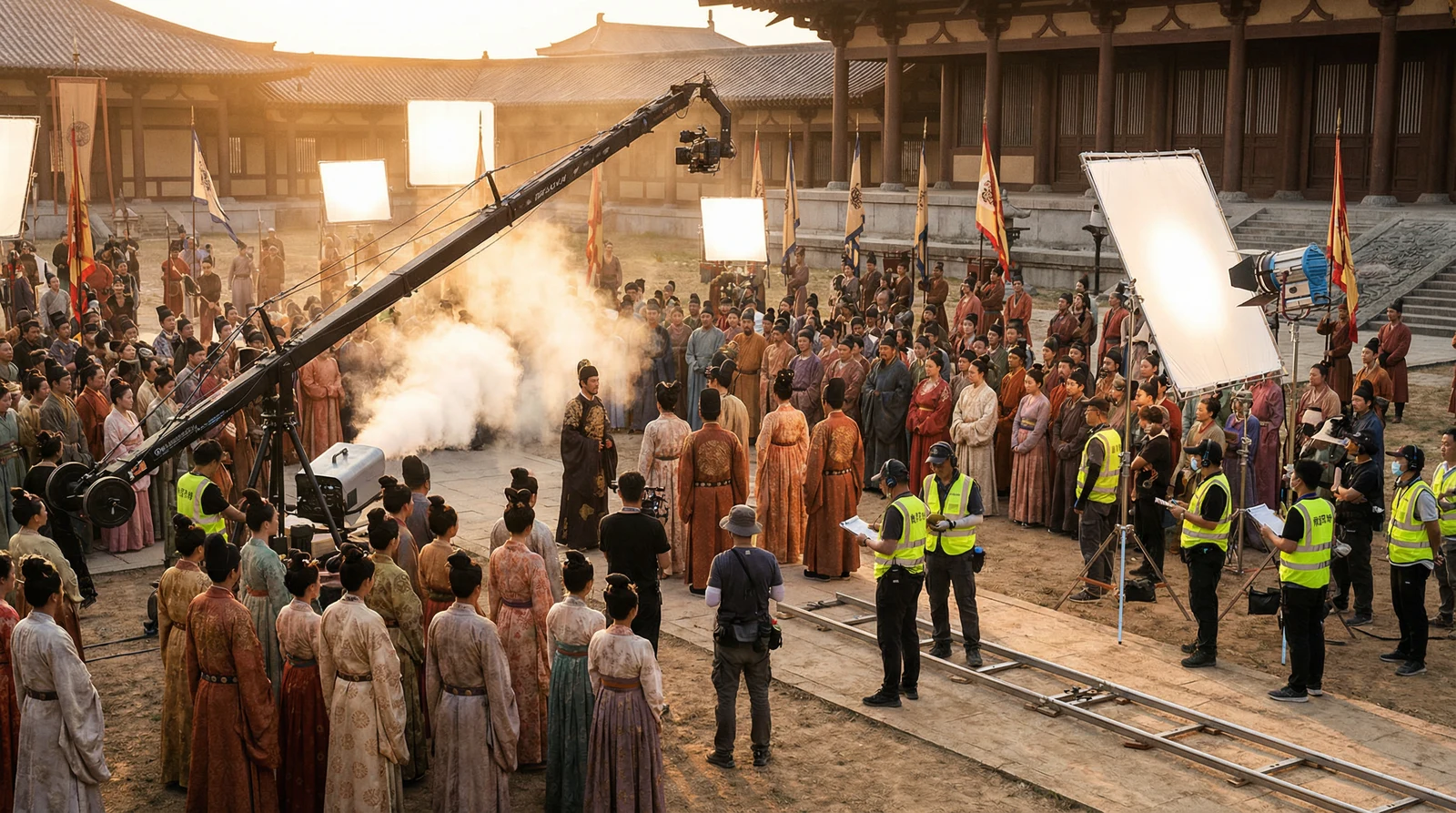 海角古装大片拍摄现场幕后花絮