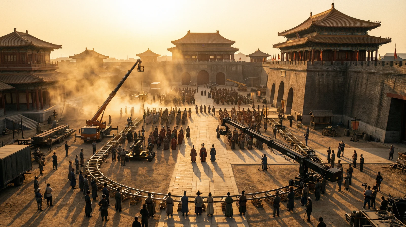 海角国产视频栏目大型影视拍摄基地全景