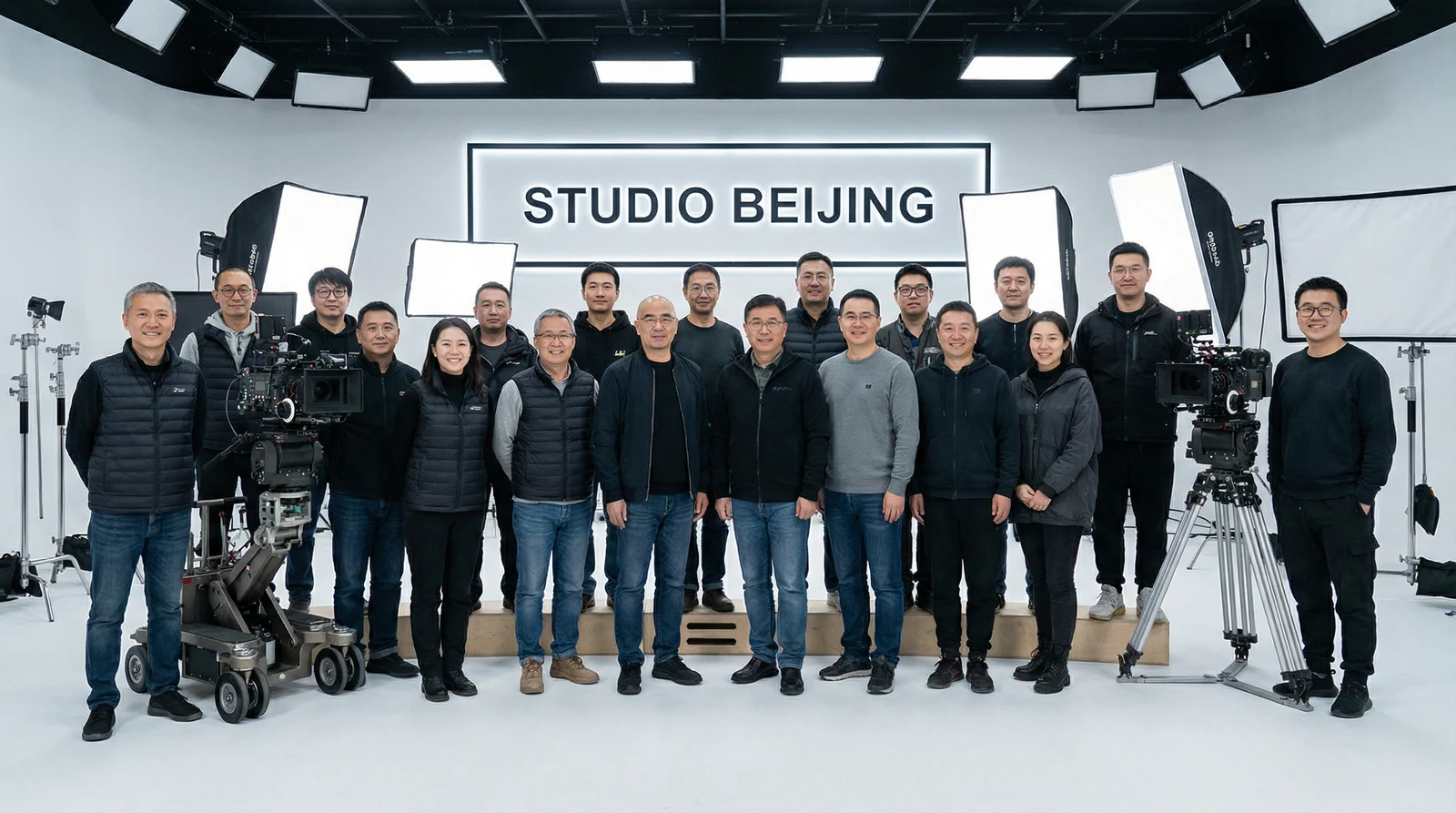 海角专业影视制作团队合影